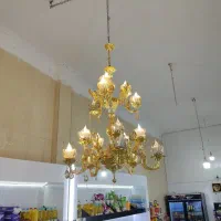 لوستر سلطنتی دو طبقه نصف قیمت کارخانه|لوستر و چراغ آویز|زابل, |دیوار