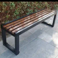 نیمکت چوب ترمو.   چوب روس. فلز چوب|صندلی و نیمکت|کرج, فاز ۳ گوهردشت|دیوار