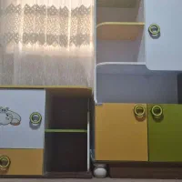 کتابخانه و میز تمام mdf برند بامبینو