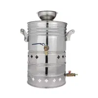 سماور گازی ۴ تا ۱۲ لیتری برنجی و استیل/سماورسازی|سماور، چایساز، قهوهساز|یزد, |دیوار