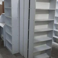 انواع شلف باکس کتابخانه قفسه صنایع چوب و فلز حنفی|کتابخانه، شلف، قفسه‌های دیواری|قم, نیروگاه|دیوار