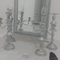 ایینه و شمعدان|صنایع دستی و سایر لوازم تزئینی|همدان, |دیوار