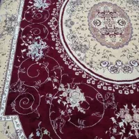 یک عدد فرش نه متری زرشکی و دو جفت پشتی زرشکی۴۴۰۰|فرش|بومهن, |دیوار
