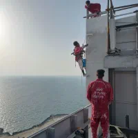 سیمانکاری باطناب بدون داربست سیمان کاری سیاه وسفید