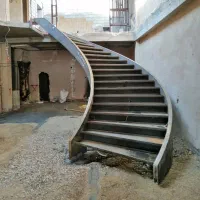 پله گرد ، پله پیچ ، پله فلزی