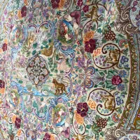 فرش دایره تبریز رج 50 نقشه خیابانی 2 در 2 در حد نو