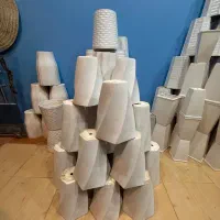 گلدان سرامیکی|گل و گیاه طبیعی|کیش, |دیوار