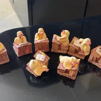 مجوعه ۹تایی مجسمه مدرسه اردک ها|مجسمه، تندیس، ماکت|تهران, حکیمیه|دیوار