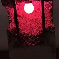 دکور بتنی واقعی لامپ دار