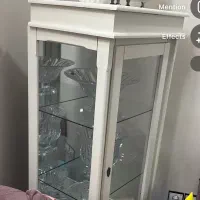 مینی بوفه سفید پایه دار