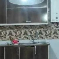 کابینت mdf های گلاس در حد نو همراه سینک و هود