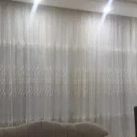 پرده توری با آستر