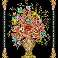 فروش ویژه نخ و نقشه درجه یک تابلو فرش|صنایع دستی و سایر لوازم تزئینی|قم, باجک یک|دیوار