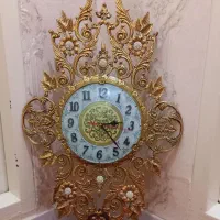 ساعت دیواری و جاکلیدی برنز