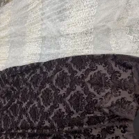 پرده 12متری دوعدد همراه با زیر پرده و دستک