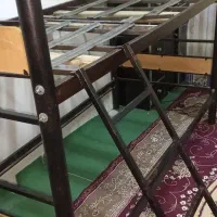 تخت دوطبقه فلزی|تخت و سرویس خواب|همدان, |دیوار