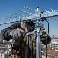 نصب نصاب تنظیم آنتن گیرنده دیجیتال و تلویزیون