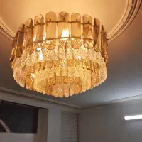 لوستر|لوستر و چراغ آویز|ابریشم, |دیوار