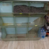 قفسه شیشه ای،استند شیشه ای