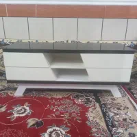 میز تلویزون. جنس ام دی اف، کشو لمسی هایگلاس.|میز تلویزیون|آزادشهر, |دیوار