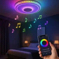 سقفی اسپیکر دار /۷۲ وات / همراه اپلیکیشن و ریموت