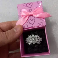 انگشتر  نقره جواهری  عیار 925