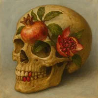 جمجمه بتنی دکوری آناتومیک زن و مرد