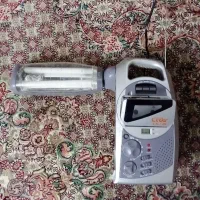 چراغ اضطراری.کاست خور.رادیو.وآژیر.ساعت دار