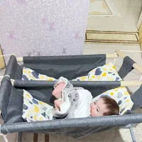 گهواره ایرانی سنتی دوقلو|تخت و صندلی بچه|تهران, تهرانسر مرکزی|دیوار