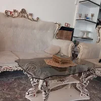 یک دست مبل هفت نفره و یک عدد بخاری قیمت توافقی|مبلمان خانگی و میز عسلی|پلدختر, |دیوار