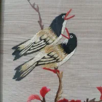 تابلو گلدوزی ابریشم اصل چین|تابلو، نقاشی، عکس|تهران, اختیاریه|دیوار