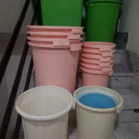 سطل پلاستکی جنس محکم|ظروف نگهدارنده، پلاستیکی، یک‌بارمصرف|بیرجند, |دیوار