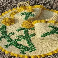 فروش حصیر بافی ساک، سفره و کلاه و... کلی و جزعی|صنایع دستی و سایر لوازم تزئینی|خمام, |دیوار
