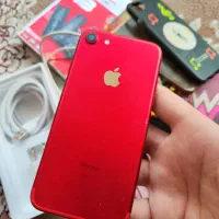 گوشی iPhone 7 قرمز حافظه 128 گیگ سالم