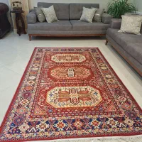 فرشینه زمینه لاکی سنتی|فرش|اراک, |دیوار