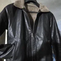 کت  چرم سالم در حد نو