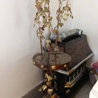 جا تلفنی و چراغ شب بسیار شیک با سه شعله|چراغ خواب و آباژور|تبریز, |دیوار