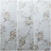 کاغذ دیواری نانوون گلدار مناسب خواب
