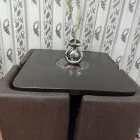 میز غذاخوری چهارنفره چوبی|میز و صندلی غذاخوری|میاندوآب, |دیوار