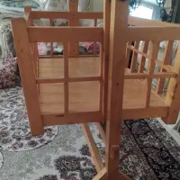 گهواره چوبی سفارشی|اسباب و اثاث بچه|قوچان, |دیوار