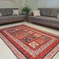 فرشینه خشتی زمینه لاکی|فرش|اراک, |دیوار