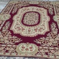 رو فرشی زرشکی ۶ متری