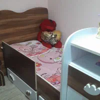 تخت کودک و نوجوان دو منظوره،بدونِ خوشخواب|تخت و سرویس خواب|بندر انزلی, شهرک خزر ویلا|دیوار