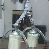 لوستر دوشاخه فنری