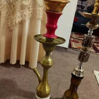 قلیان برنجی 2عدد|کلکسیون و سرگرمی|تهران, شهرک امیرالمومنین|دیوار