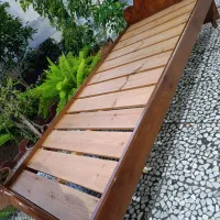 تختخواب یک نفره کامل چوب