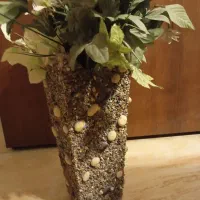 گلدون سنگی|گل مصنوعی|کرج, شاهین‌ویلا|دیوار