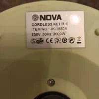 کتری برقی NOVA کم کار  سالم همراه با فیلم کارکرد|قوری، کتری، قهوه‌ساز دستی|مشهد, ملک‌آباد|دیوار