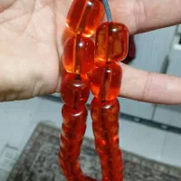 تسبیح سندلوس نارنجی فوق کلکسیونی|جواهرات|ری, علایین|دیوار