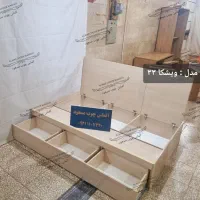 تخت یک نفره الماس چوب مسعود (مدل ویشکا ۳۳)